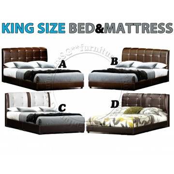 Bundle X : King Size Bed and Mattress